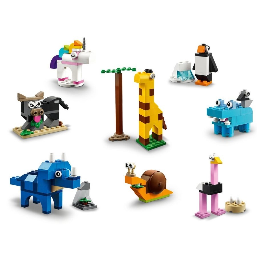 July 4th Sale - Lego Classic Bricks As Well As Animals - Value-Packed Variety Show:£46