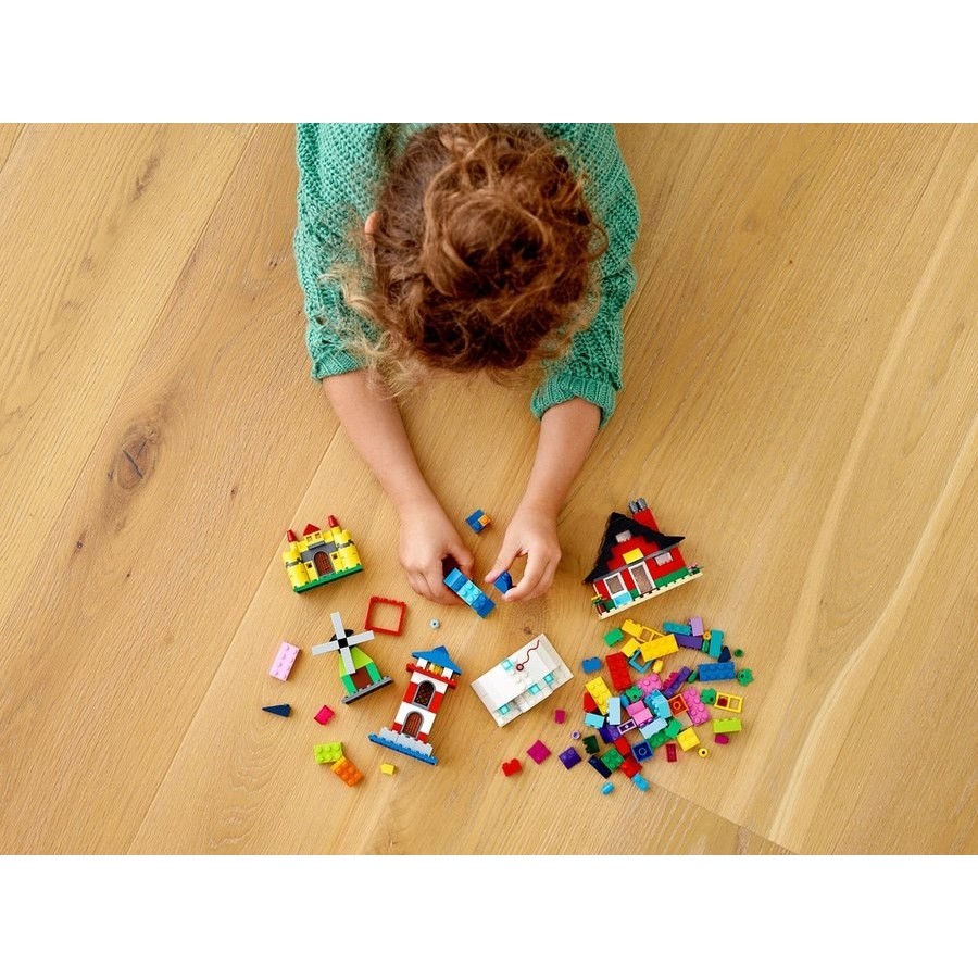 Spring Sale - Lego Classic Bricks As Well As Houses - Unbelievable Savings Extravaganza:£20[cob11017li]