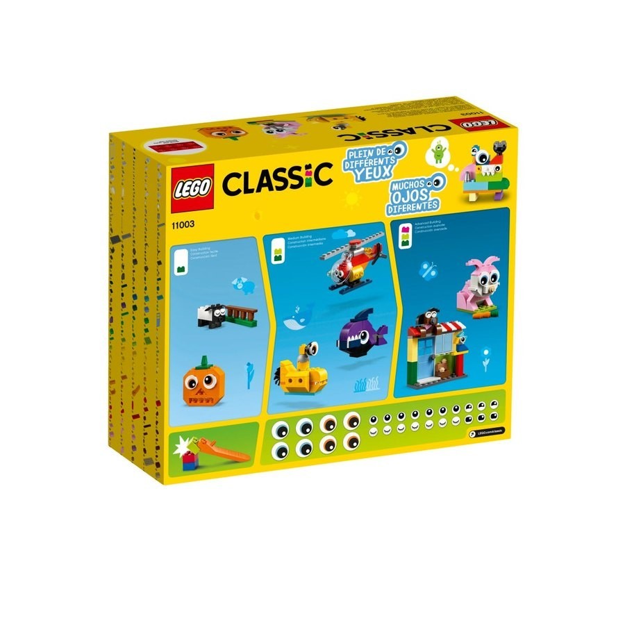 All Sales Final - Lego Classic Bricks As Well As Eyes - Frenzy:£30[cob11029li]