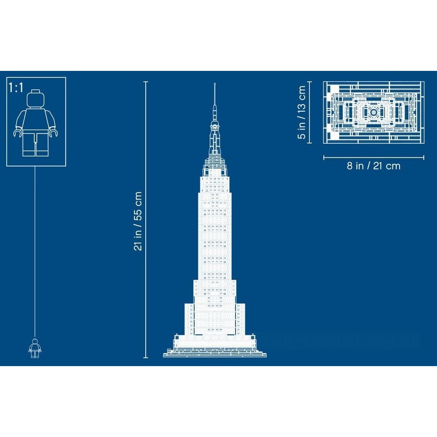 Up to 90% Off - Lego Architecture Empire State Building - Closeout:£73[sab11044nt]