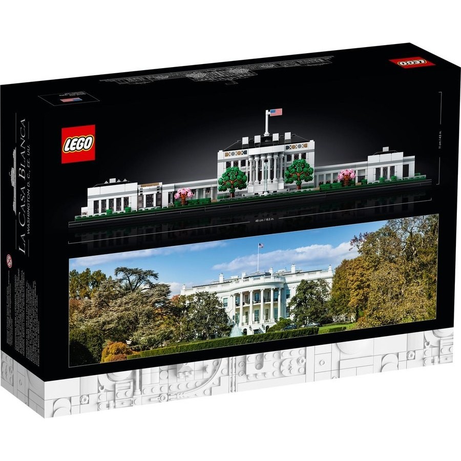 60% Off - Lego Architecture The White Home - Halloween Half-Price Hootenanny:£73[alb11046co]
