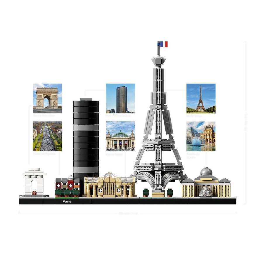June Bridal Sale - Lego Architecture Paris - Spring Sale Spree-Tacular:£42[jcb11051ba]