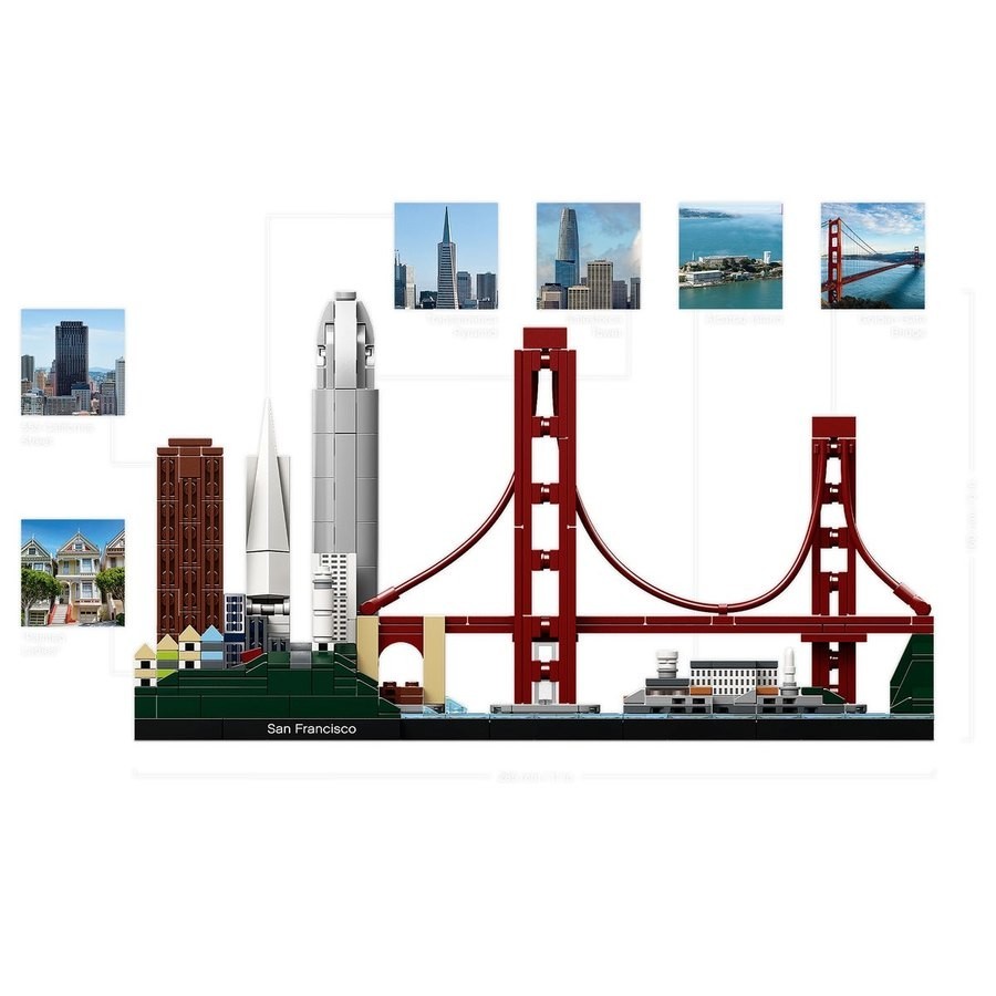 February Love Sale - Lego Architecture San Francisco - Mania:£41[cob11052li]