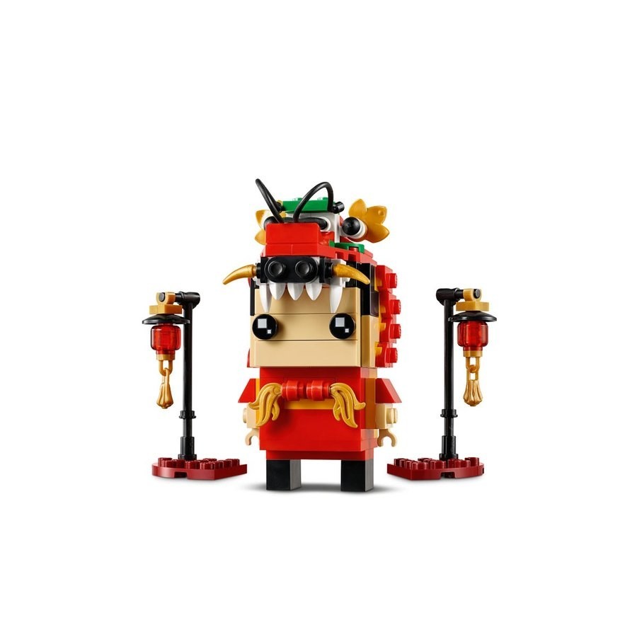 Members Only Sale - Lego Brickheadz Dragon Dance Individual - Online Outlet Extravaganza:£9[jcb11056ba]