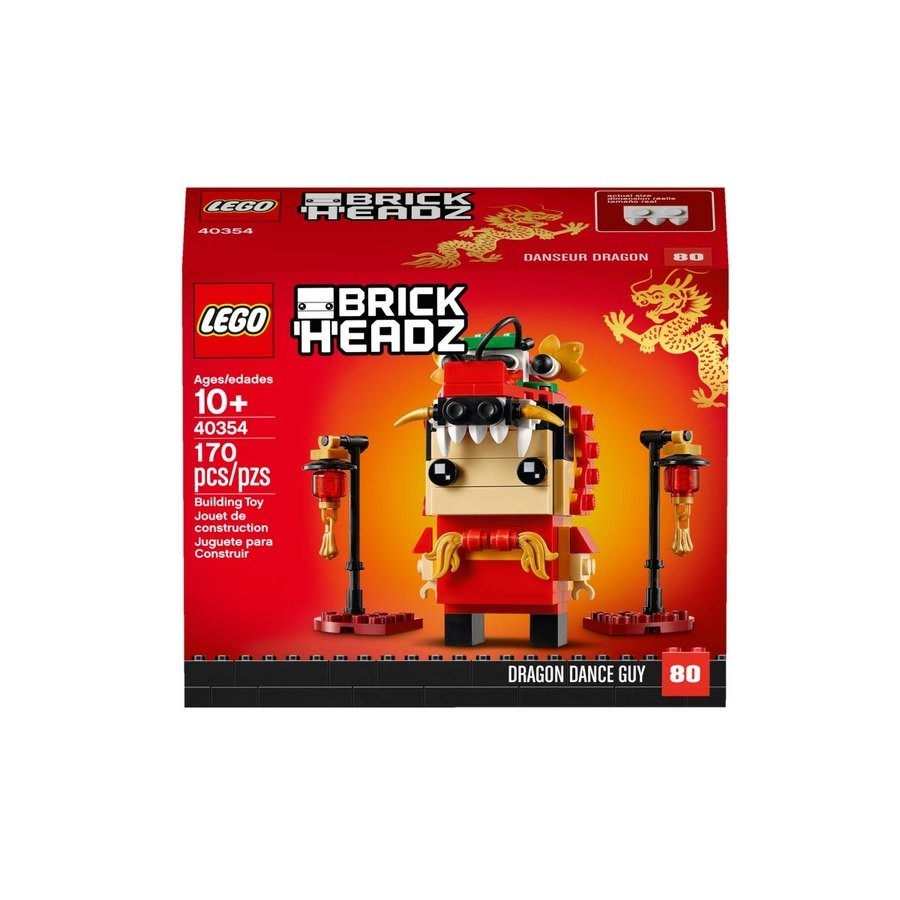 Fire Sale - Lego Brickheadz Monster Dancing Guy - Two-for-One Tuesday:£9[alb11056co]