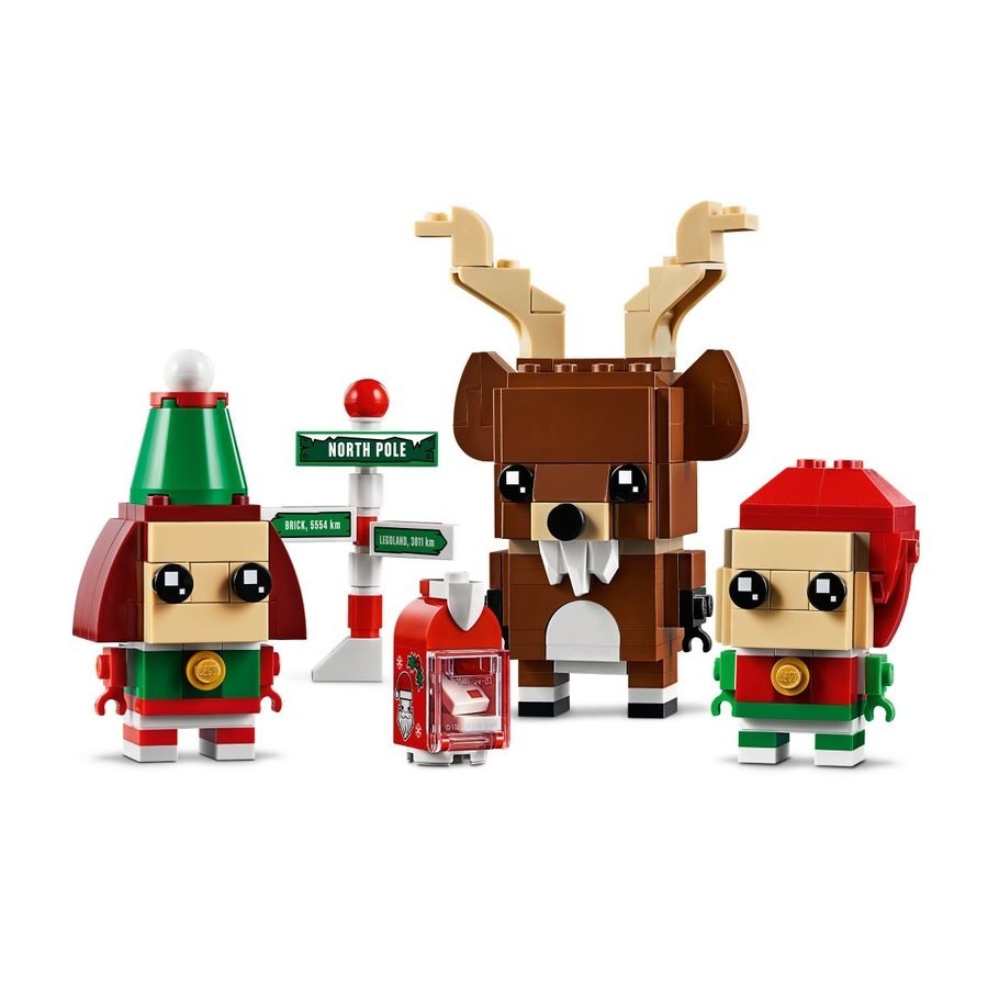 Early Bird Sale - Lego Brickheadz Reindeerelf And Elfie - Get-Together:£19[lab11059ma]
