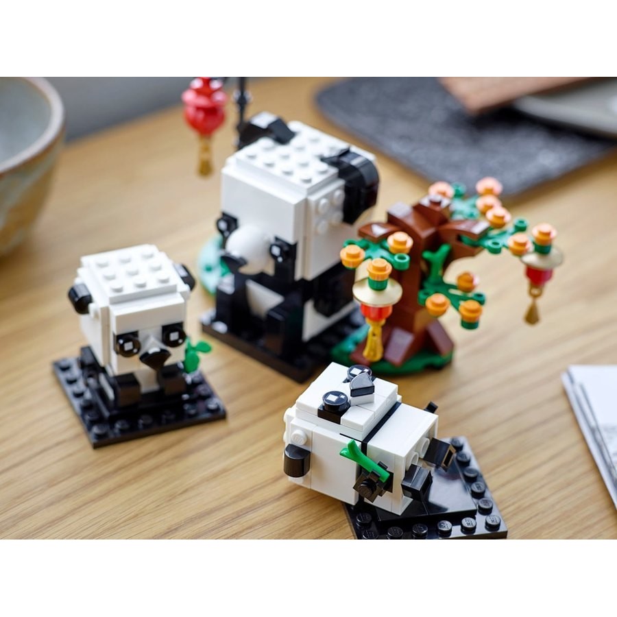 Two for One Sale - Lego Brickheadz Chinese New Year Pandas - President's Day Price Drop Party:£19