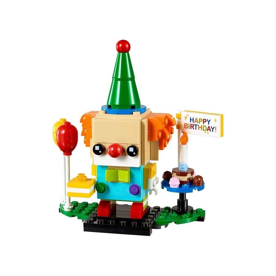 Lego Brickheadz Birthday Celebration Mime