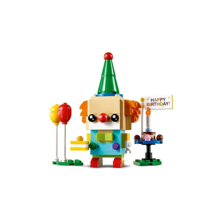 Lego Brickheadz Birthday Celebration Mime