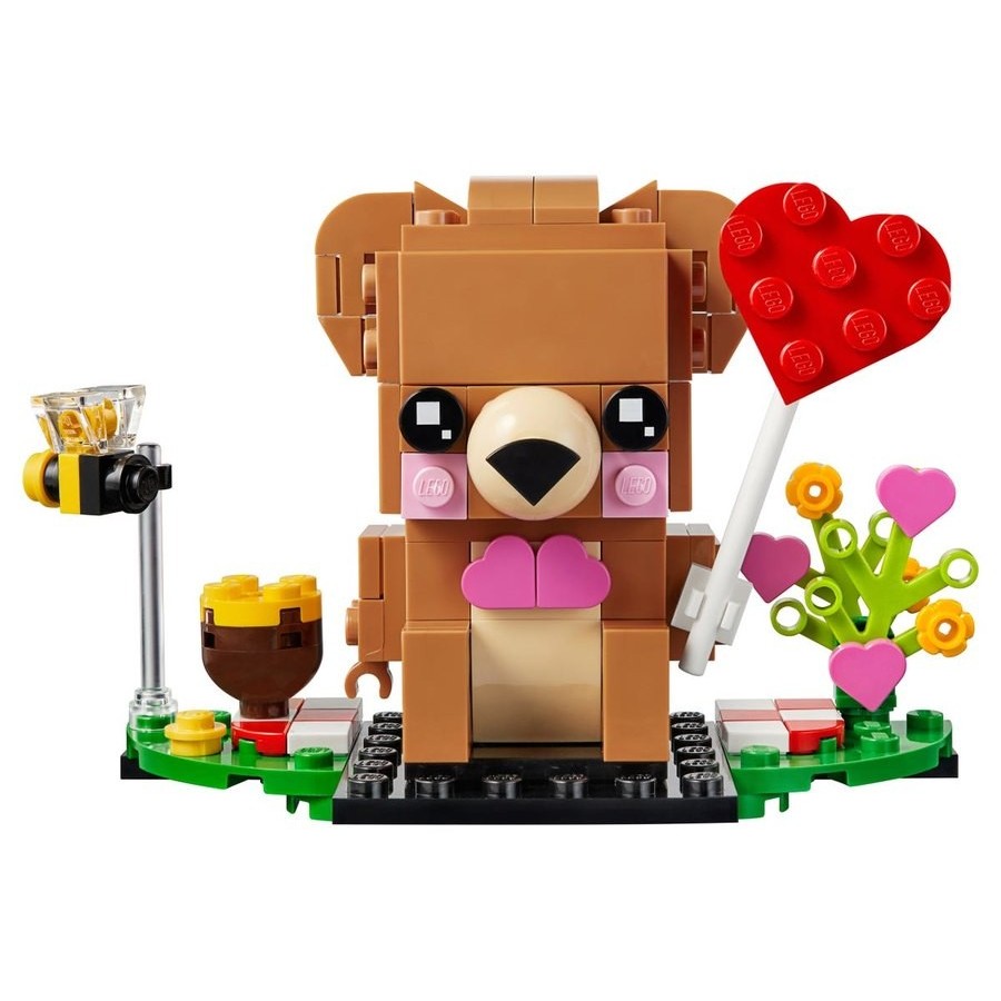 Mother's Day Sale - Lego Brickheadz Valentine's'S Bear - Boxing Day Blowout:£9