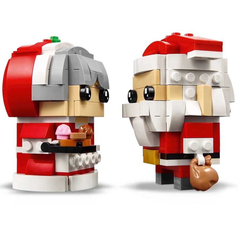 Father's Day Sale - Lego Brickheadz Mr. & Mrs. Claus - One-Day:£20[lab11073ma]