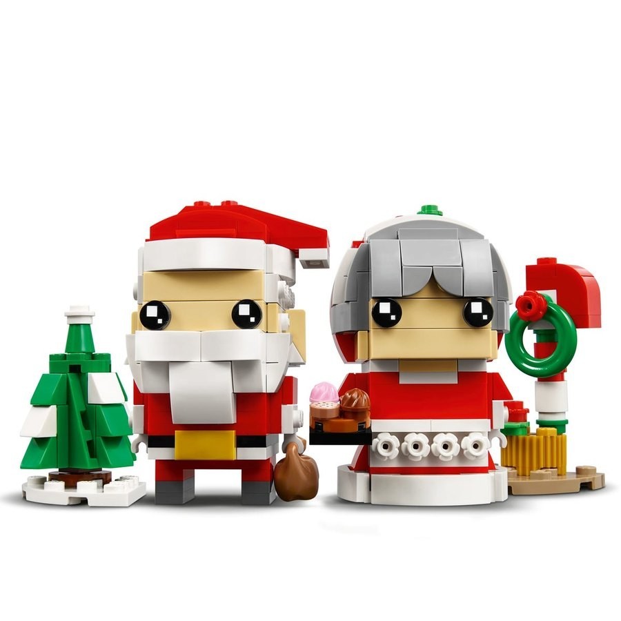 Flea Market Sale - Lego Brickheadz Mr. & Mrs. Claus - Anniversary Sale-A-Bration:£19