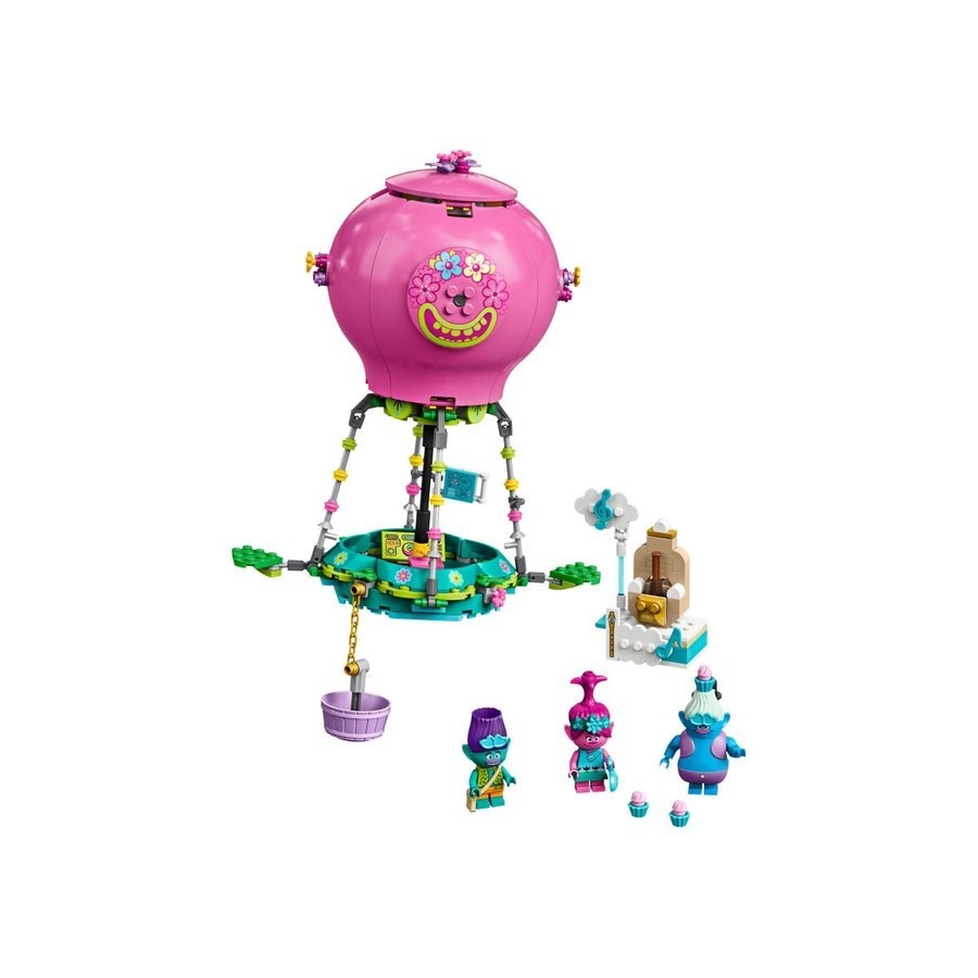 July 4th Sale - Lego Trolls World Tour Poppy'S Hot Air Balloon Adventure - Markdown Mardi Gras:£29[hob11077ua]