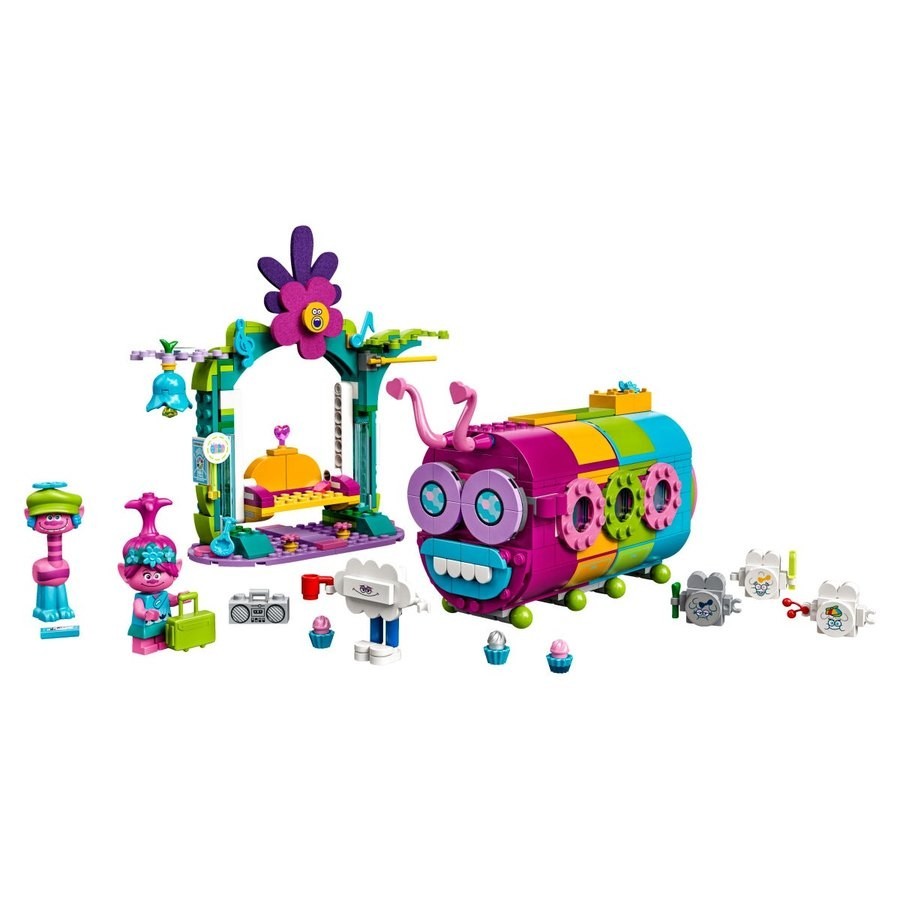 Discount Bonanza - Lego Trolls World Tour Rainbow Caterbus - X-travaganza:£34[lib11081nk]