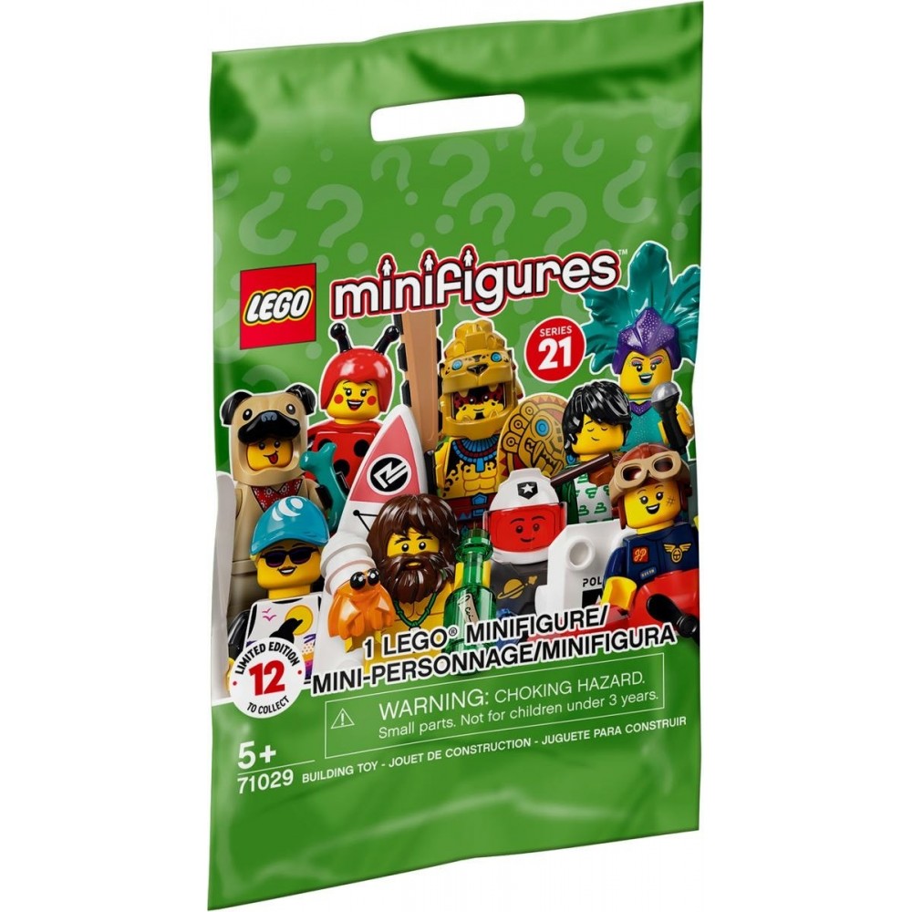 Black Friday Sale - Lego Minifigures Collection 21-- 6 Pack - Valentine's Day Value-Packed Variety Show:£29[lib11089nk]