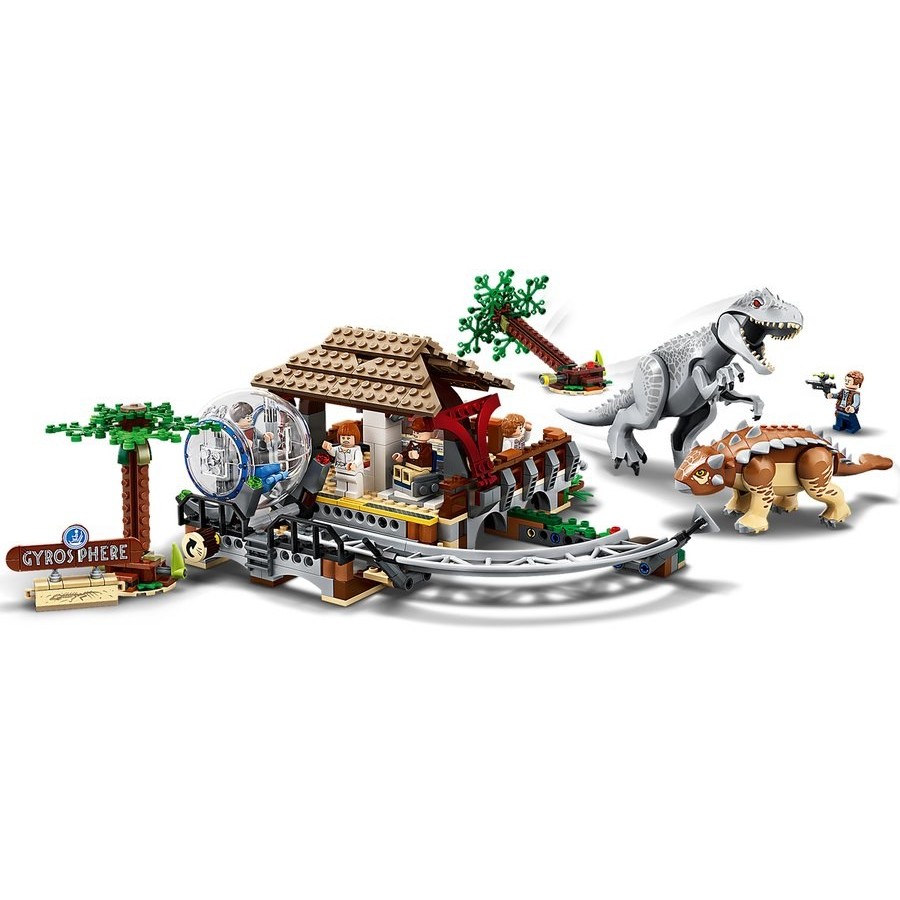 Lego Jurassic Planet Indominus Rex Vs. Ankylosaurus