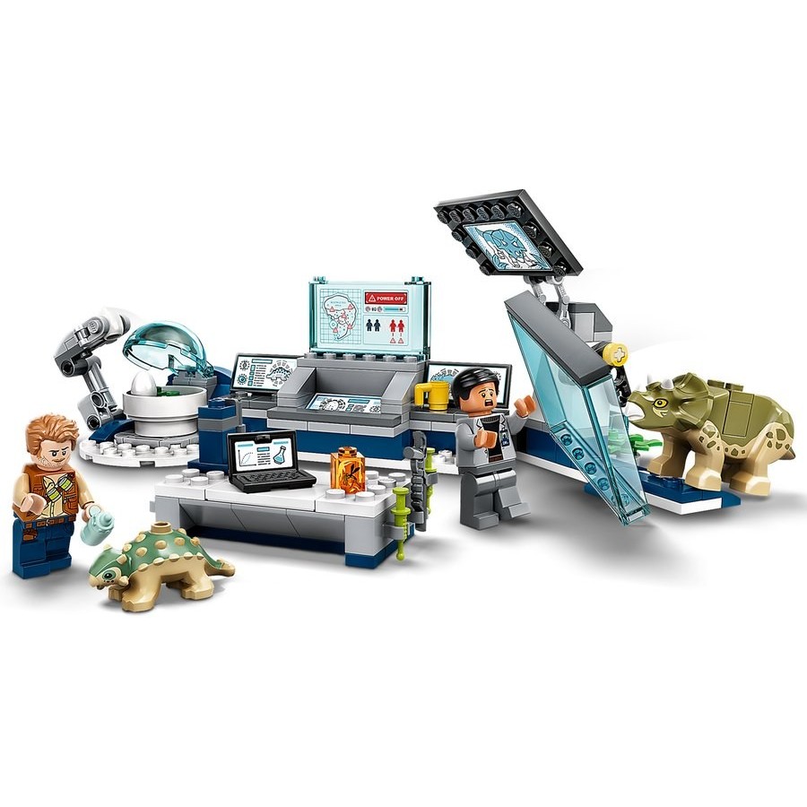 Lego Jurassic World doctor Wu'S Laboratory: Baby Dinosaurs Breakout