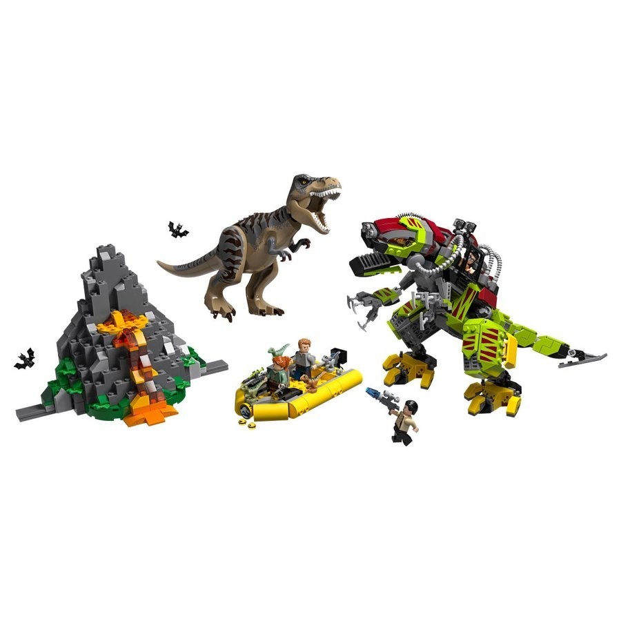 Lego Jurassic Planet T. Rex Vs Dino-Mech Fight