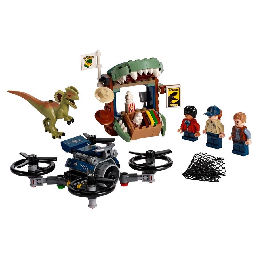 Presidents' Day Sale - Lego Jurassic Globe Dilophosaurus On The Loosened - Women's Day Wow-za:£20[lib11102nk]