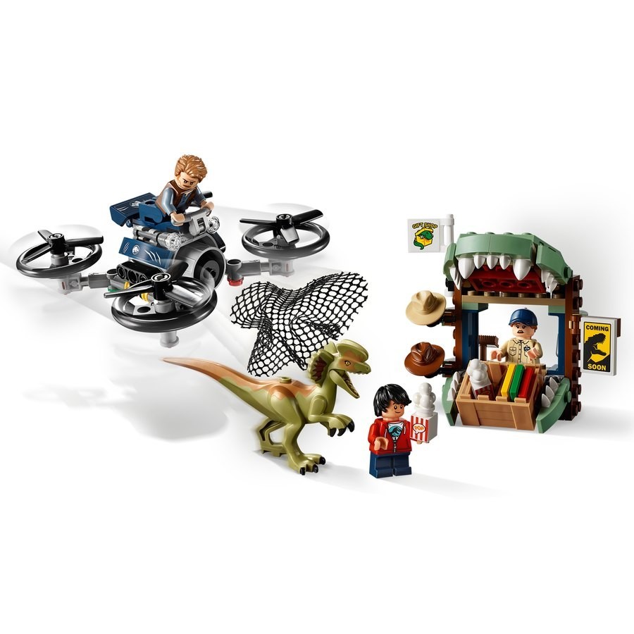 Limited Time Offer - Lego Jurassic Globe Dilophosaurus Free - Curbside Pickup Crazy Deal-O-Rama:£19[cob11102li]