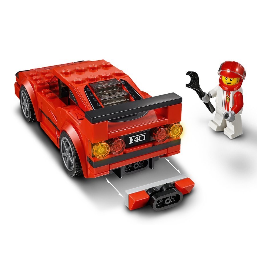 Veterans Day Sale - Lego Speed Champions Ferrari F40 Competizione - Blowout Bash:£12[jcb11109ba]