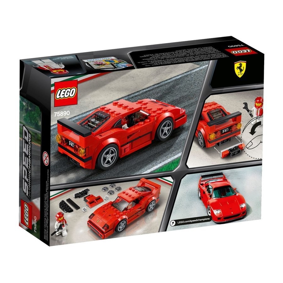Online Sale - Lego Speed Champions Ferrari F40 Competizione - Virtual Value-Packed Variety Show:£12