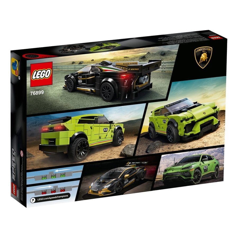 Stocking Stuffer Sale - Lego Speed Champions Lamborghini Urus St-X & Lamborghini Huracán Super Trofeo Evo - Friends and Family Sale-A-Thon:£43