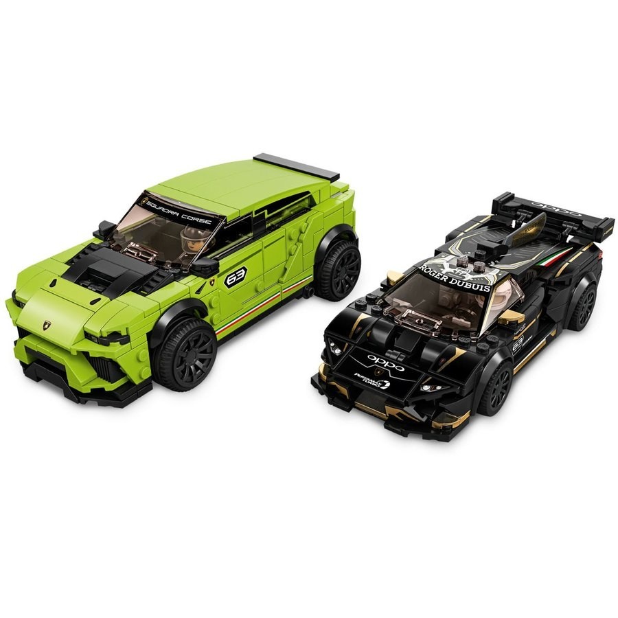 Independence Day Sale - Lego Speed Champions Lamborghini Urus St-X & Lamborghini Huracán Super Trofeo Evo - Extravaganza:£43