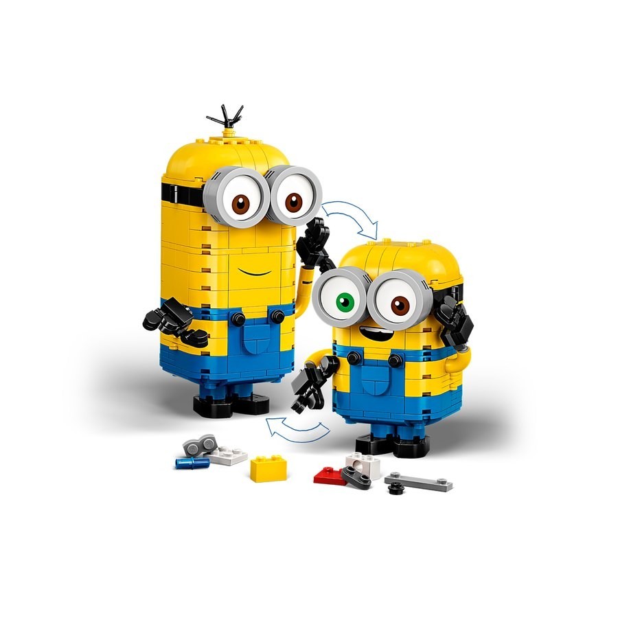 All Sales Final - Lego Minions Brick-Built Minions As Well As Their Hideaway - Weekend Windfall:£41[cob11139li]