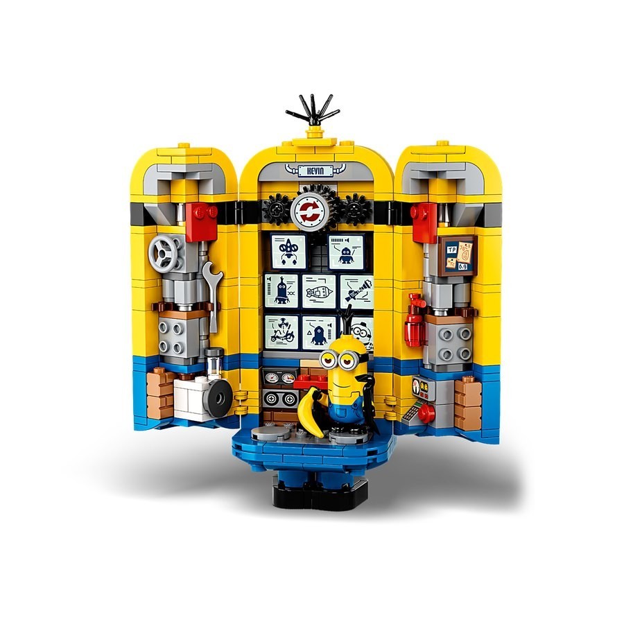 All Sales Final - Lego Minions Brick-Built Minions As Well As Their Hideaway - Weekend Windfall:£41[cob11139li]