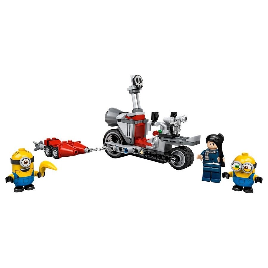 Mega Sale - Lego Minions Unstoppable Bike Pursuit - Steal-A-Thon:£20[jcb11140ba]