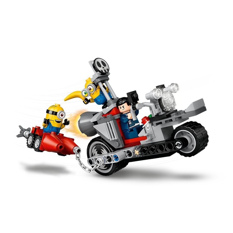 Lego Minions Unstoppable Bike Hunt