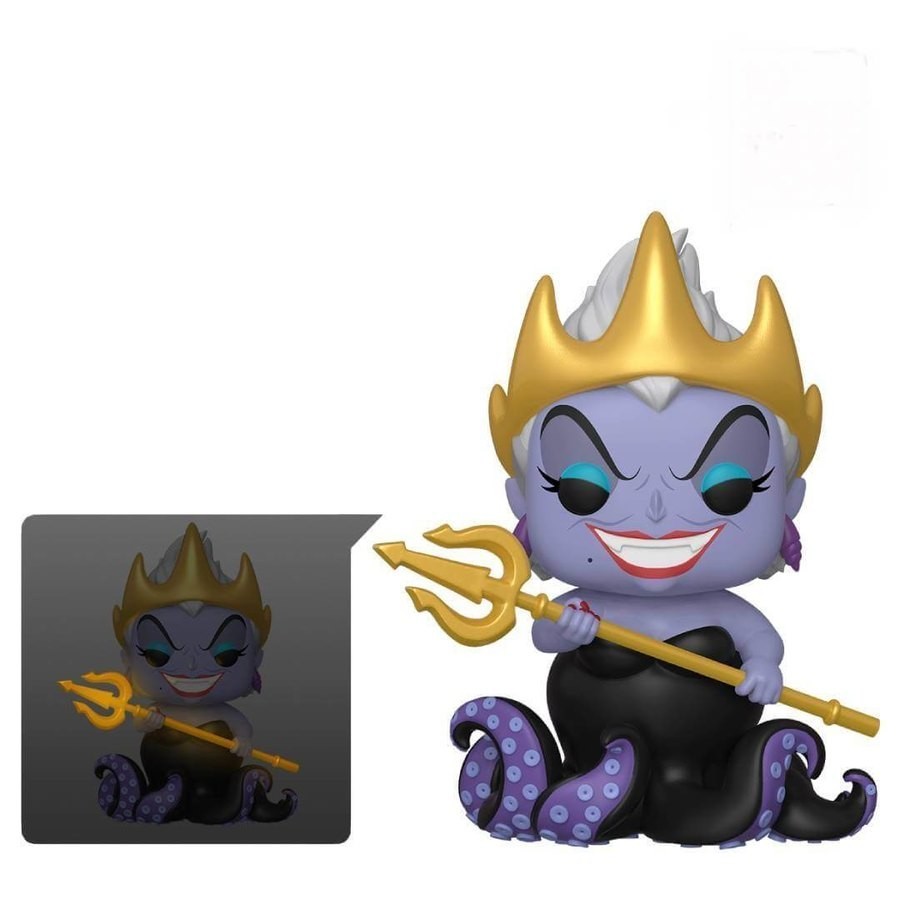 Fall Sale - Disney The Little Mermaid 10 in Ursula Funko Stand out! Vinyl - Virtual Value-Packed Variety Show:£30[neb6675ca]