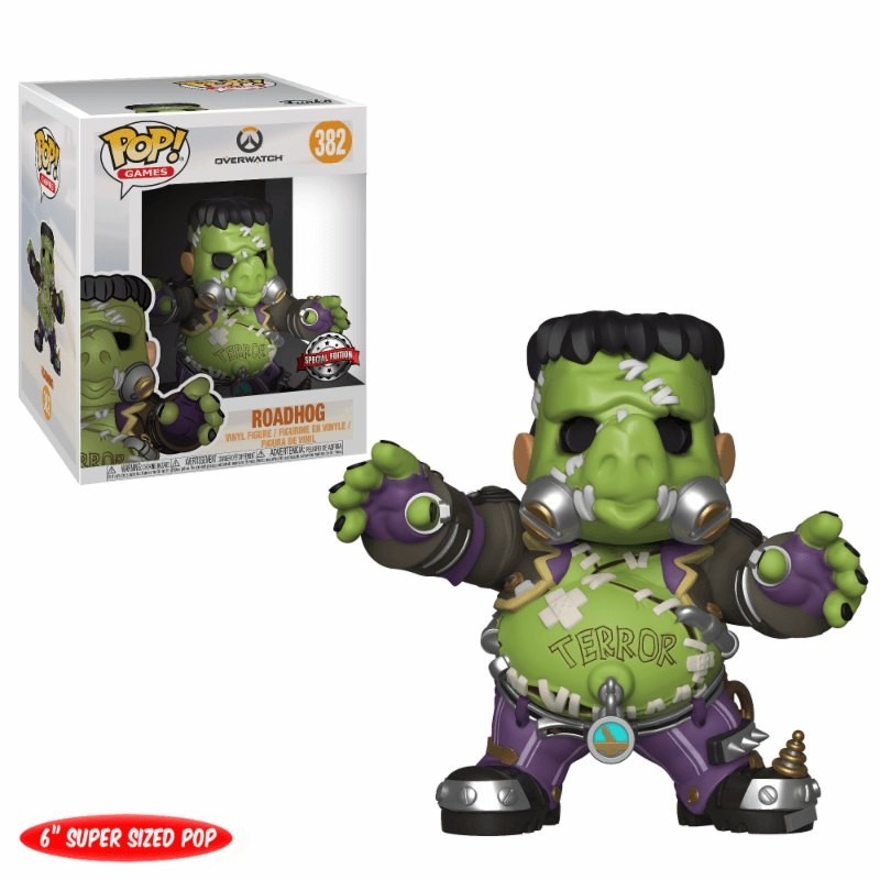 Markdown Madness - Overwatch - Roadhog Junkensteins Beast 6 EXC Funko Stand Out! Vinyl - Closeout:£20