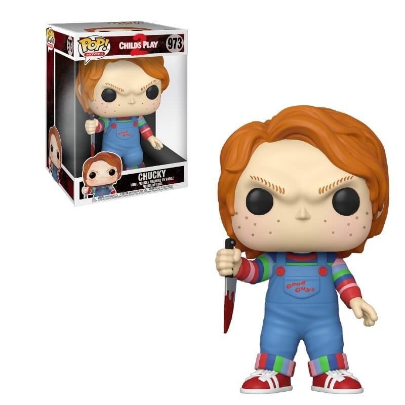 A Youngster's Play Chucky 10-Inch Funko Stand Out! Plastic