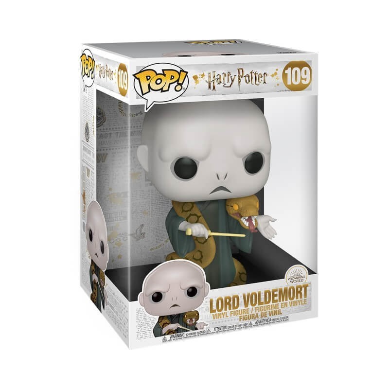 Harry Potter Voldemort with Nagini 10-Inch Funko Pop! Vinyl fabric