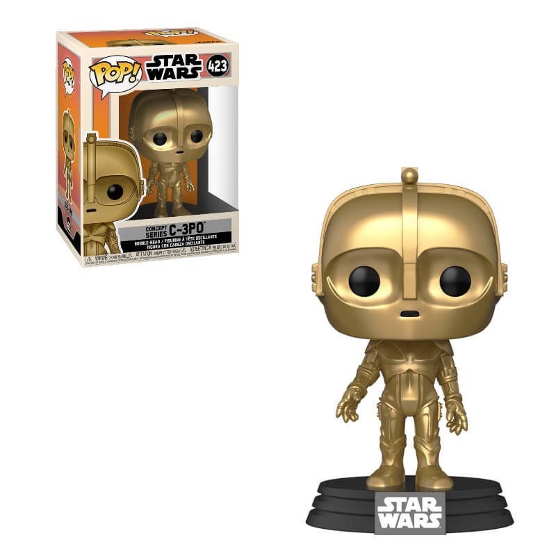 Celebrity Wars Principle Collection C-3P0 Funko Stand Out! Vinyl fabric