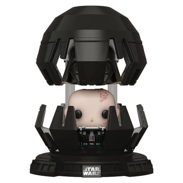 Superstar Wars Realm Attacks Back Darth Vader in Reflection Enclosure Funko Stand Out! Deluxe