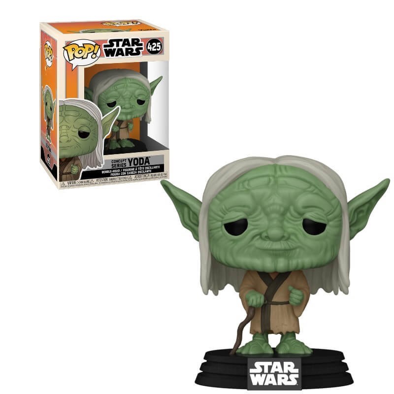 Star Wars Concept Series Yoda Funko Stand Out! Plastic