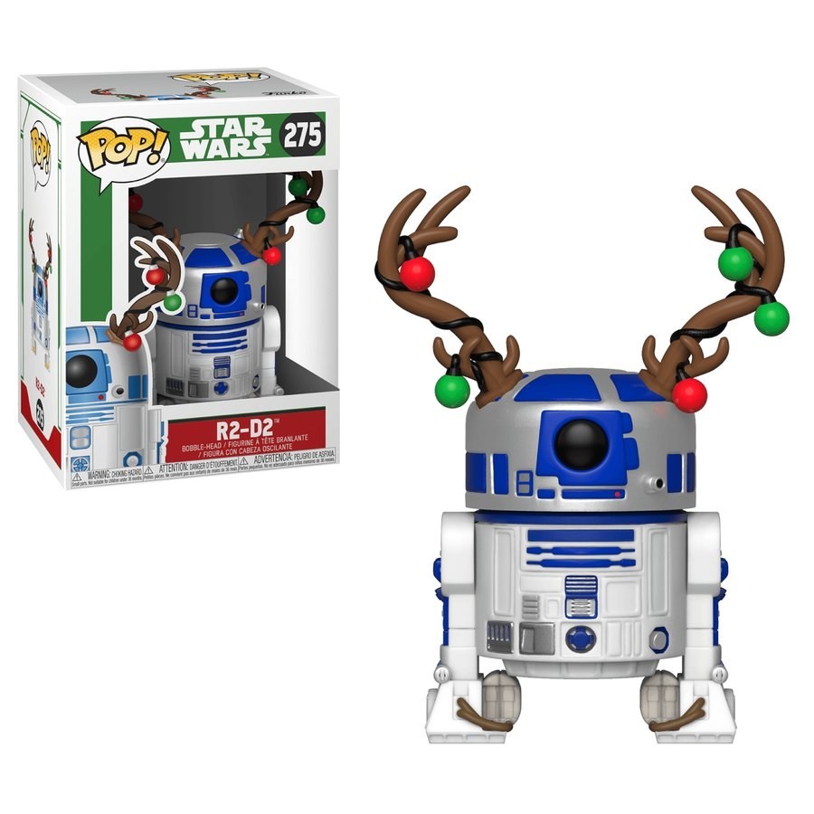 Celebrity Wars Holiday - R2D2 w/Antlers Funko Stand out! Vinyl