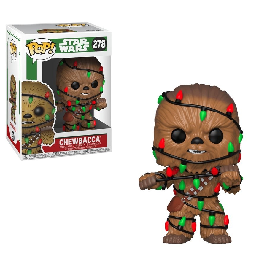 Star Wars Vacation - Chewie w/Lights Funko Stand out! Vinyl