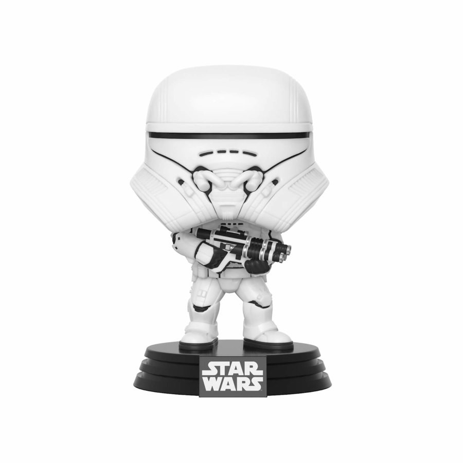 Superstar Wars The Rise of Skywalker First Order Plane Trooper Funko Stand Out! Vinyl