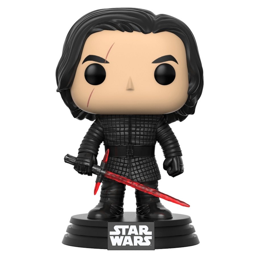 Superstar Wars The Final Jedi Kylo Ren Funko Stand Out! Plastic