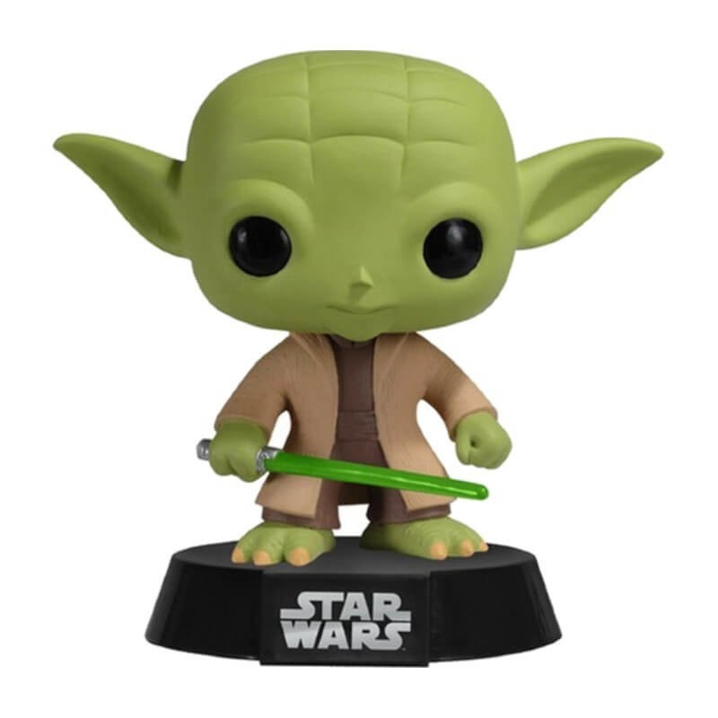 Superstar Wars Yoda Funko Stand Out! Plastic