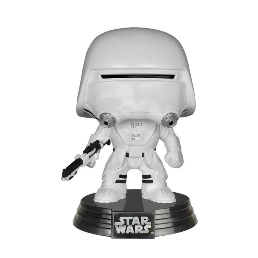 Celebrity Wars The Final Jedi First Purchase Snowtrooper Funko Stand Out! Plastic
