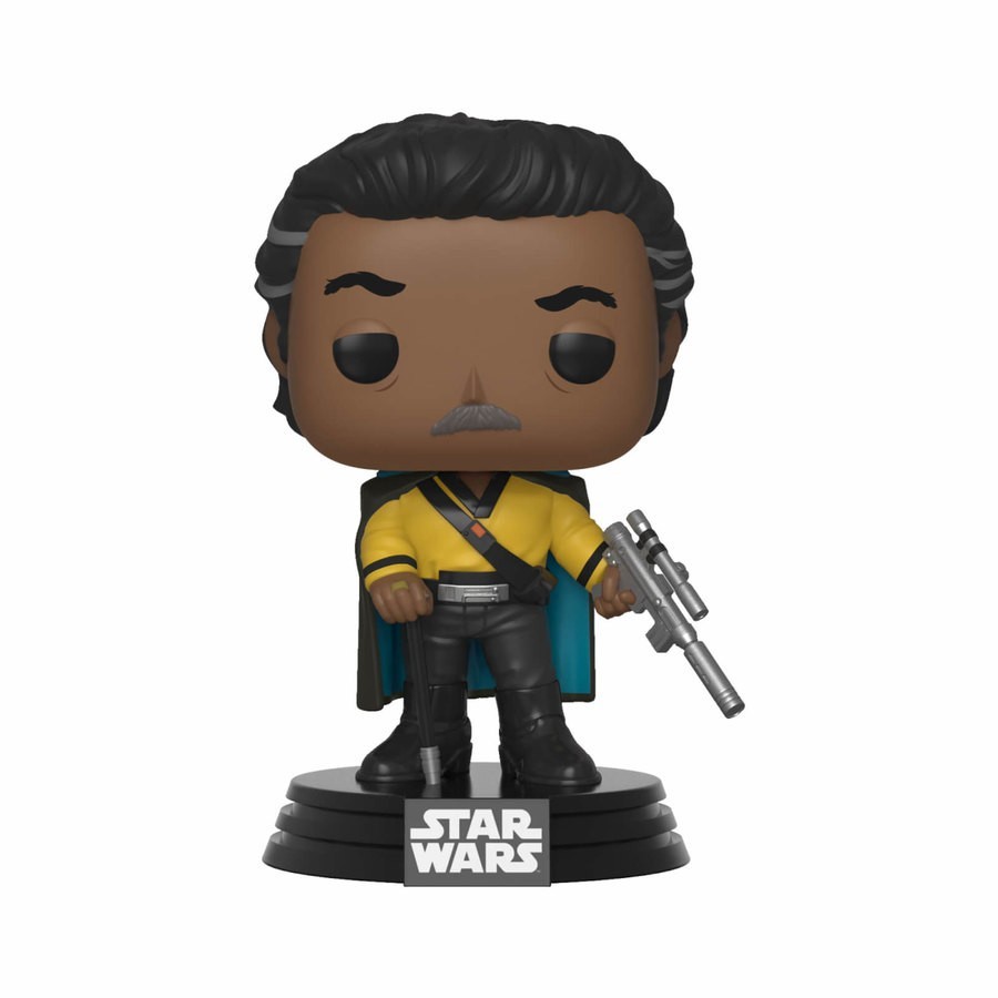 Celebrity Wars The Rise of Skywalker Lando Calrissian Funko Stand Out! Vinyl