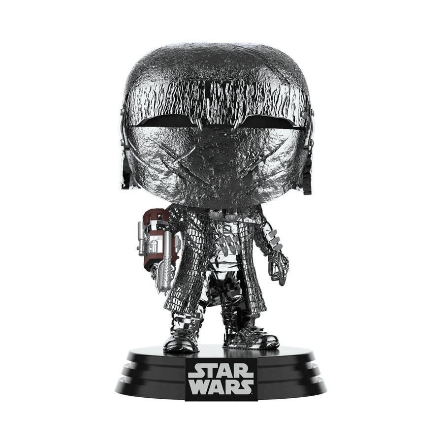 Celebrity Wars: Increase of the Skywalker - Knights of Ren Cannon (Hematite Chrome) Funko Stand Out! Vinyl