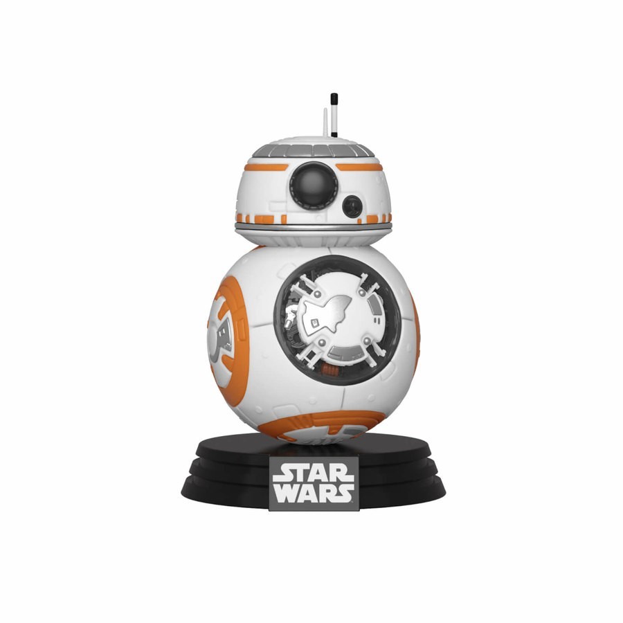 Celebrity Wars The Rise of Skywalker BB-8 Funko Stand Out! Plastic