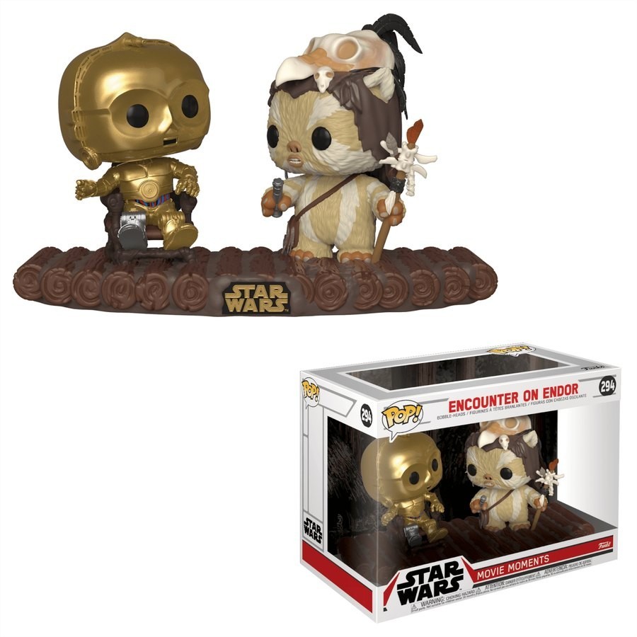 Celebrity Wars Conflict on Endor Funko Stand Out! Film Second