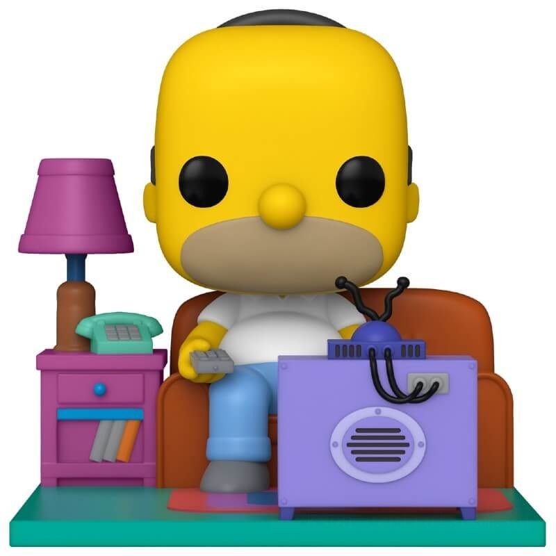 Simpsons Homer Enjoying TV Funko Pop! Deluxe